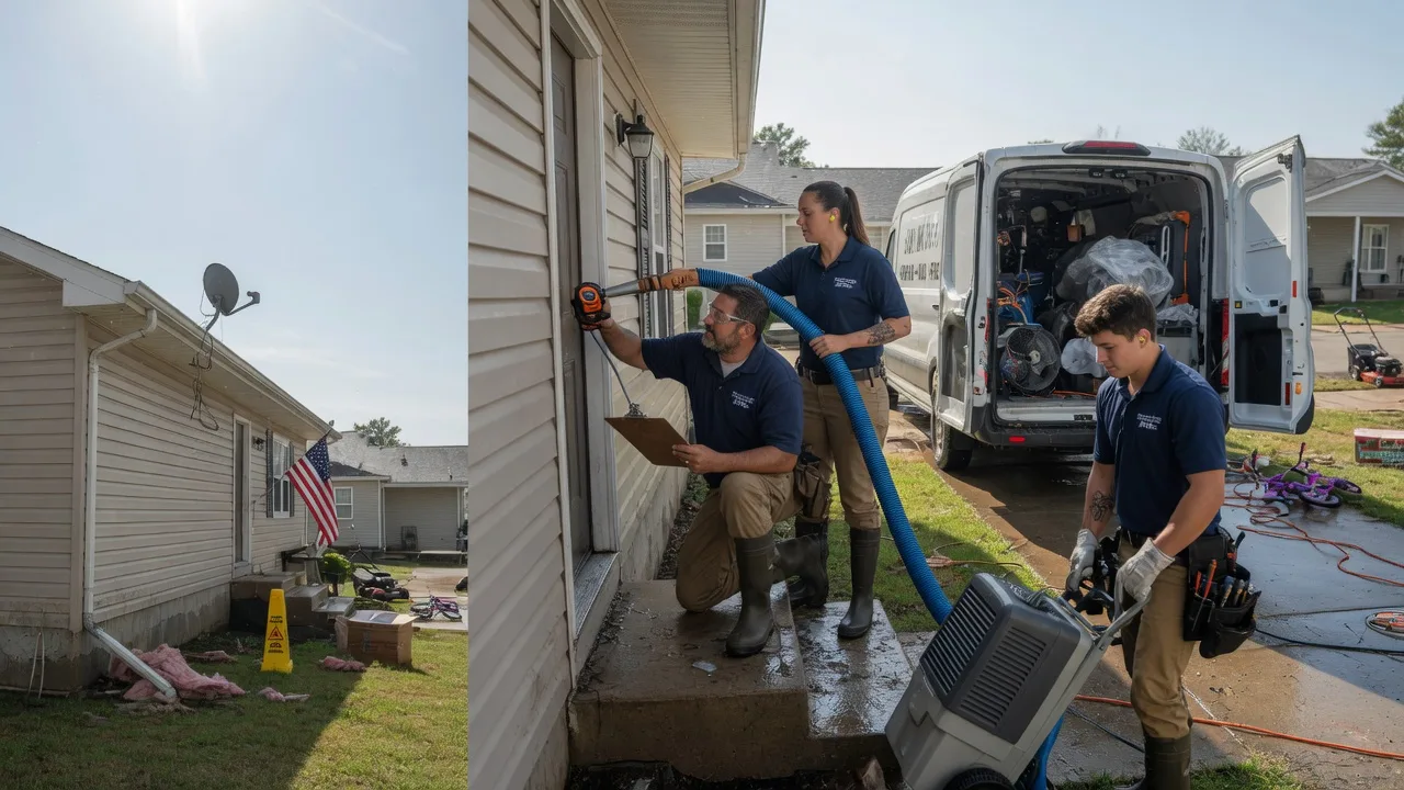 Ceiling Water Damage Restoration in Nowata, OK near me